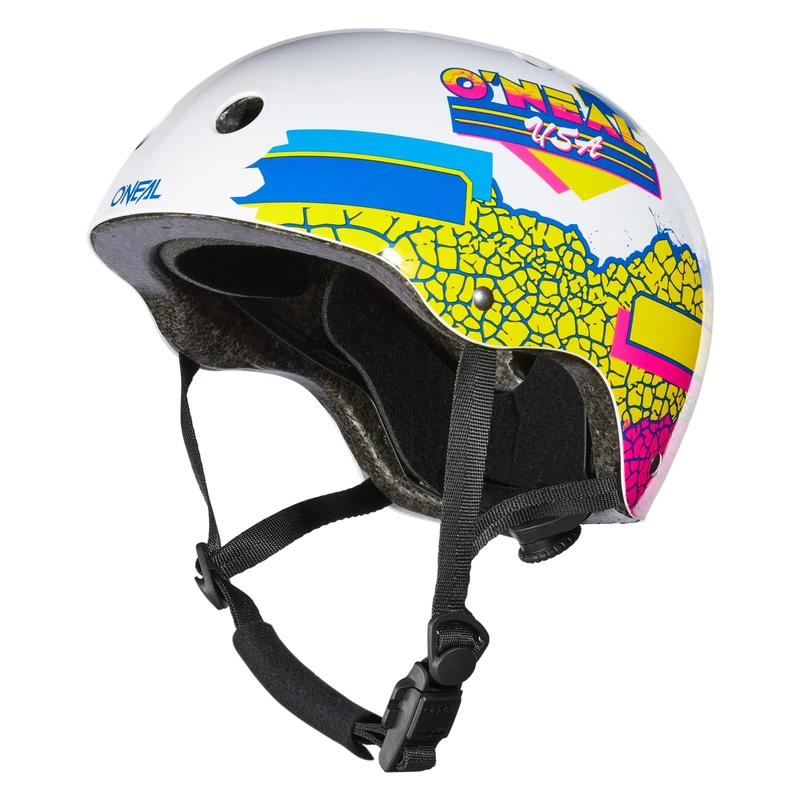 O'NEAL | Mountain Bike Helmet |MTB | Ventilation openings for ventilation & cooling, size adjustment system, Zone Flex technology | Dirt LID Helmet CRACKLE V.24 | Adult | Multi | Size L/XL