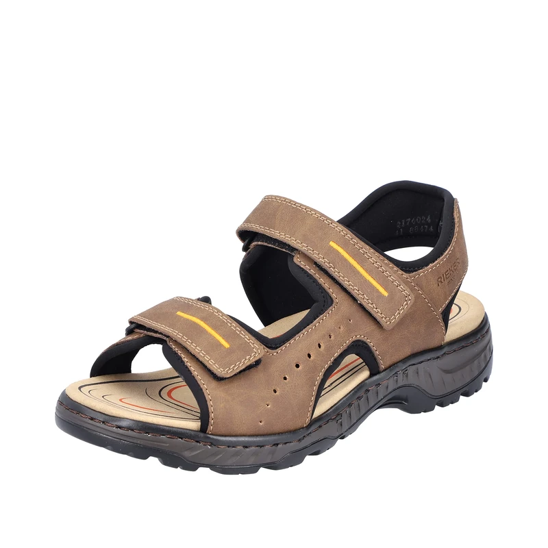 Rieker Men's 21760 Sandals, brown, 6.5 UK