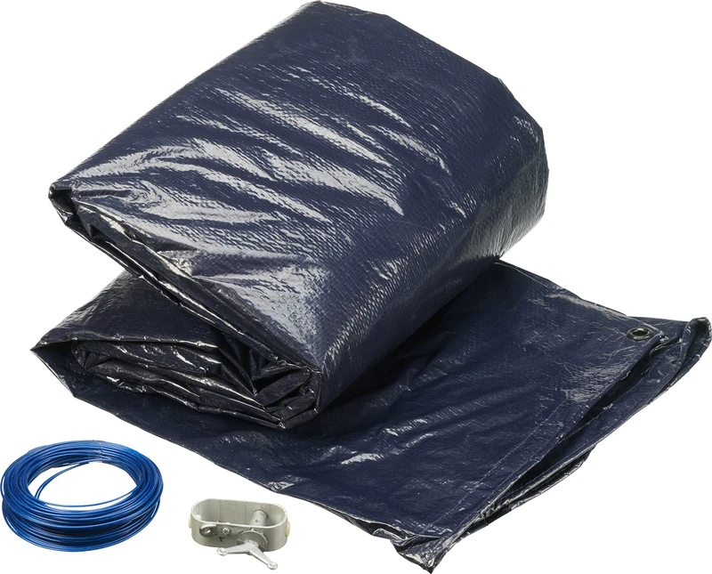 Pool Cover Winter with Wire Lock 730 x 375 cm