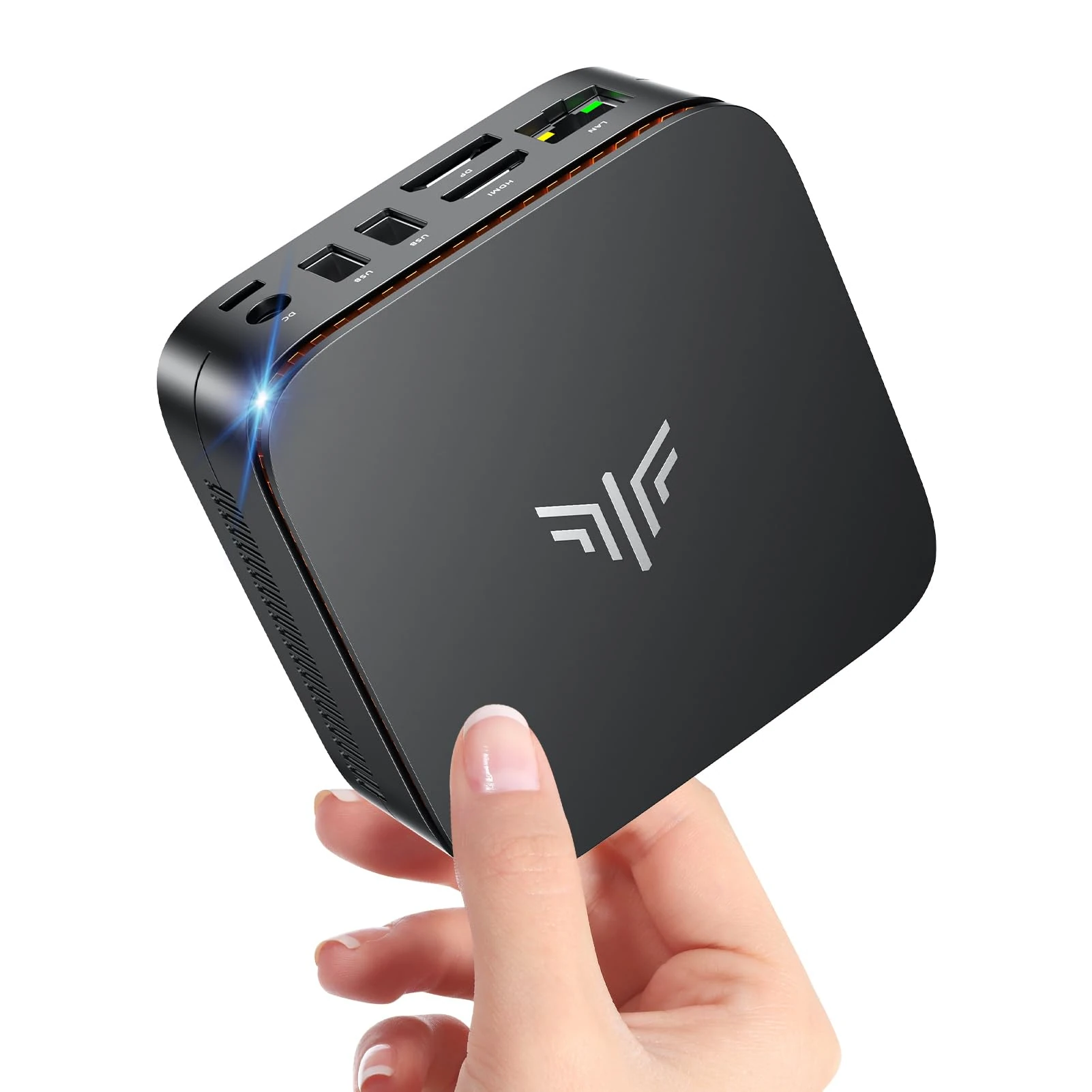 NiPoGi E1 Mini PC Windows 11 Pro,Mini PC Ιntel Alder Lake-Ν95 (Βeats N5095/N5105, Up to 3.4GHz),16GB RAM 512GB M.2 SSD Mini Computer,4K Double Display/Dual WiFi/BT Mini Desktop PC