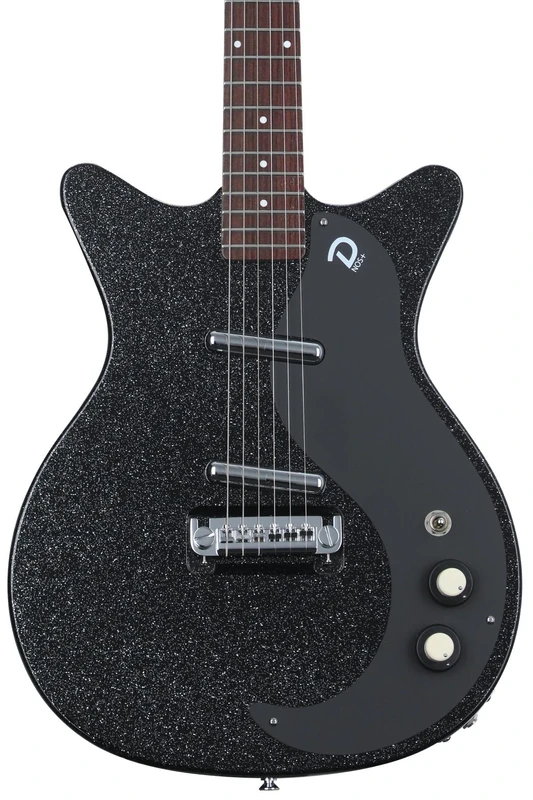 DANELECTRO BLACKOUT 59 GUITAR - BLACK METALFLAKE