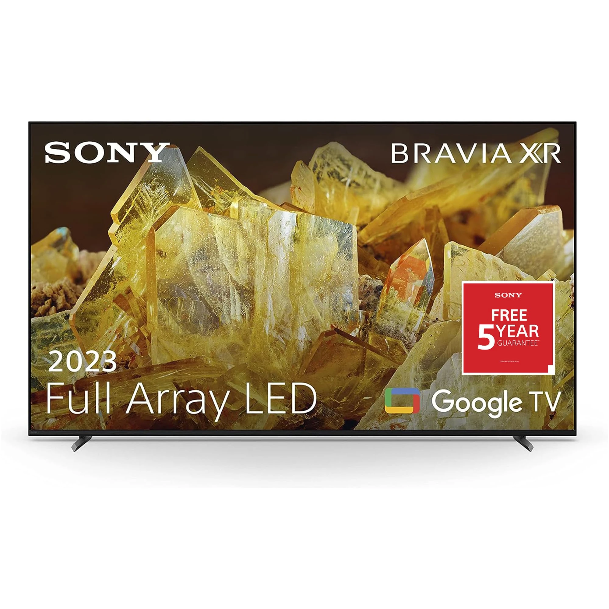 Sony Bravia XR, XR-98X90L, Full Array LED, 4K HDR, Google TV, Eco Pack, Bravia Core, for PlayStation5, Aluminium Seamless Edge Design