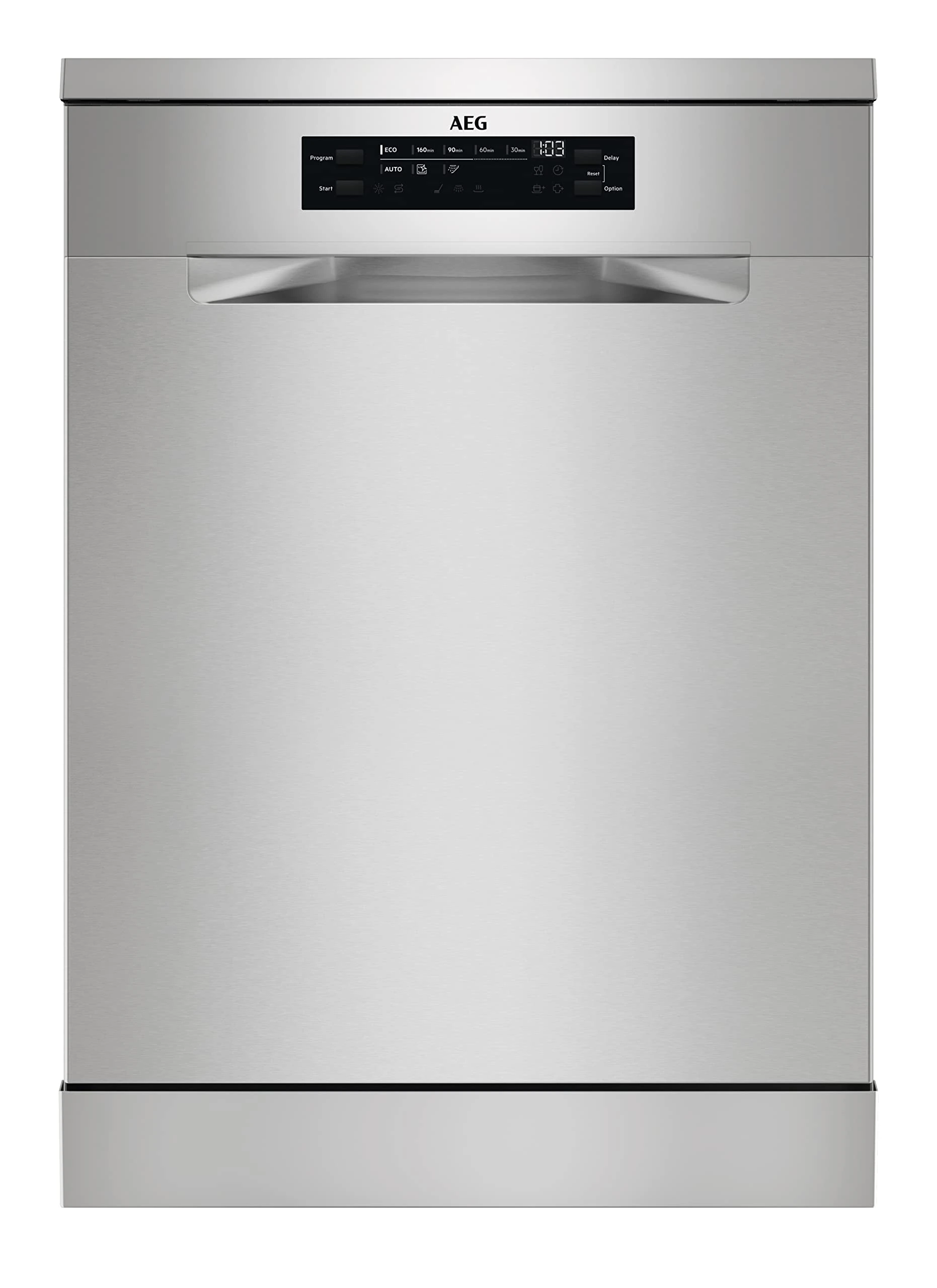 AEG Freestanding Dishwasher, 6000 Series SatelliteClean FFB53937ZM, 60cm, 14 Settings, AirDry Technology, GlassCare/SoftSpikes, MaxiFlex drawer, ExtraHygiene Function, (Db) 44, 850x598x622, Class D