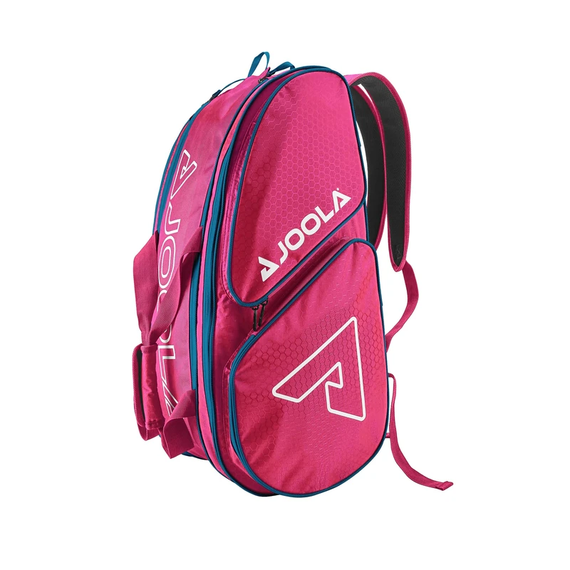 JOOLA Tour Elite Bag,Hot Pink/Blue