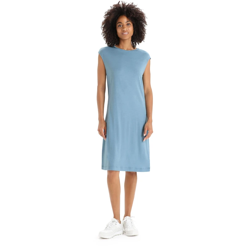Icebreaker Women's Granary Dress, Astral Blue, S
