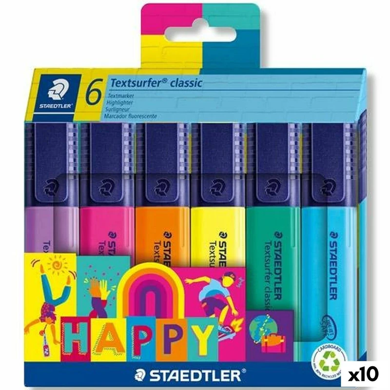 Staedtler - Fluorescent Marker Set, Multicoloured, Standard (S8423403)