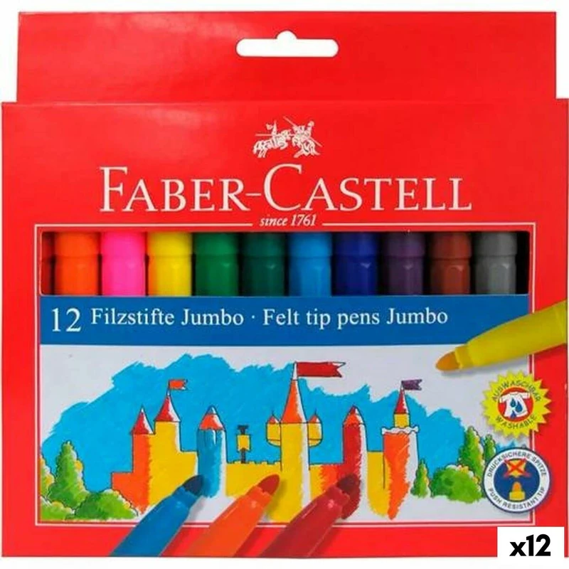 Faber-Castell - Marker Pen Set, Multicoloured, Standard (S8422024)
