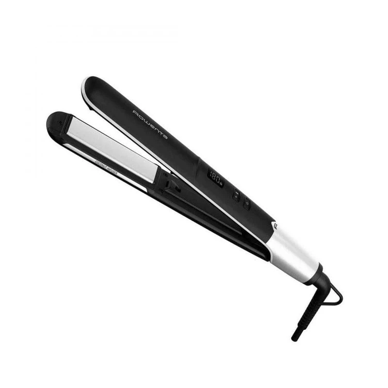 ROWENTA Express Shine SF4621F0 UTENSILIO DE PEINADO PLANCHA DE Pelo Caliente Negro, Plata