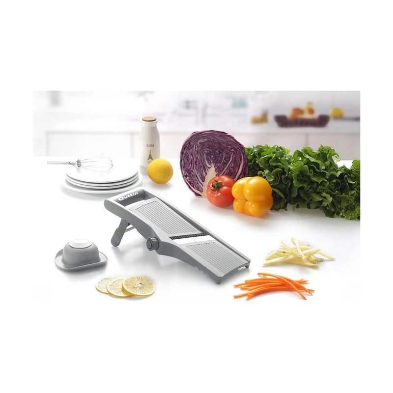 Quttin 3-in-1 Mandolin-Grater, Multicoloured, Standard