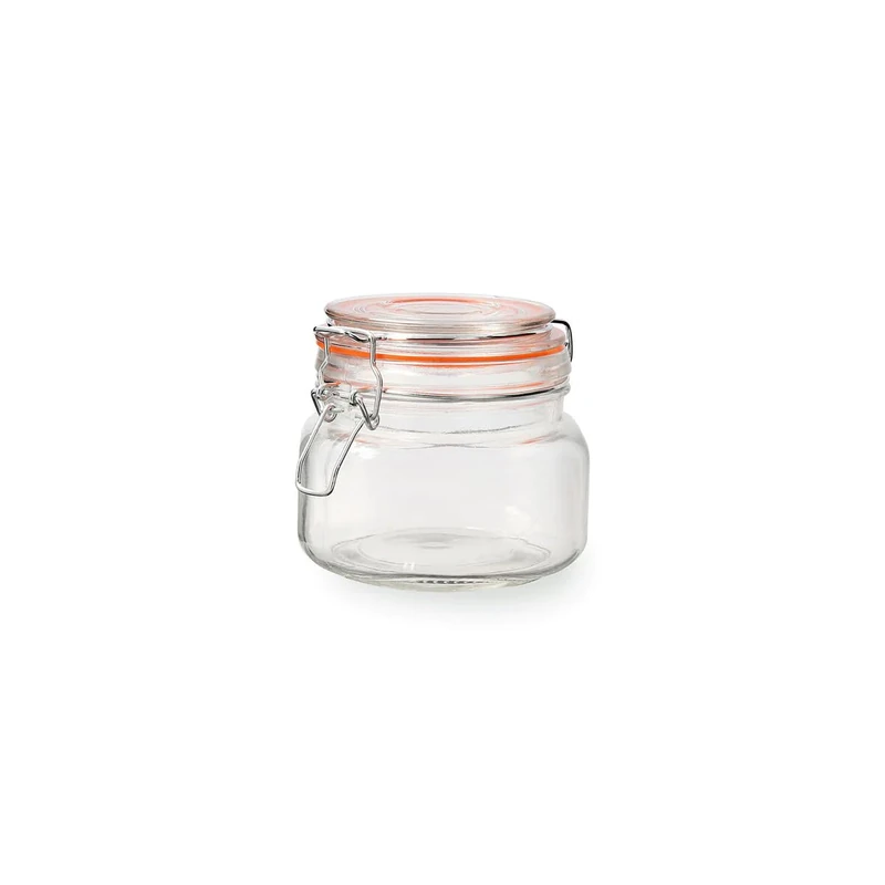 Quid Glass Jar, Multicoloured, Standard