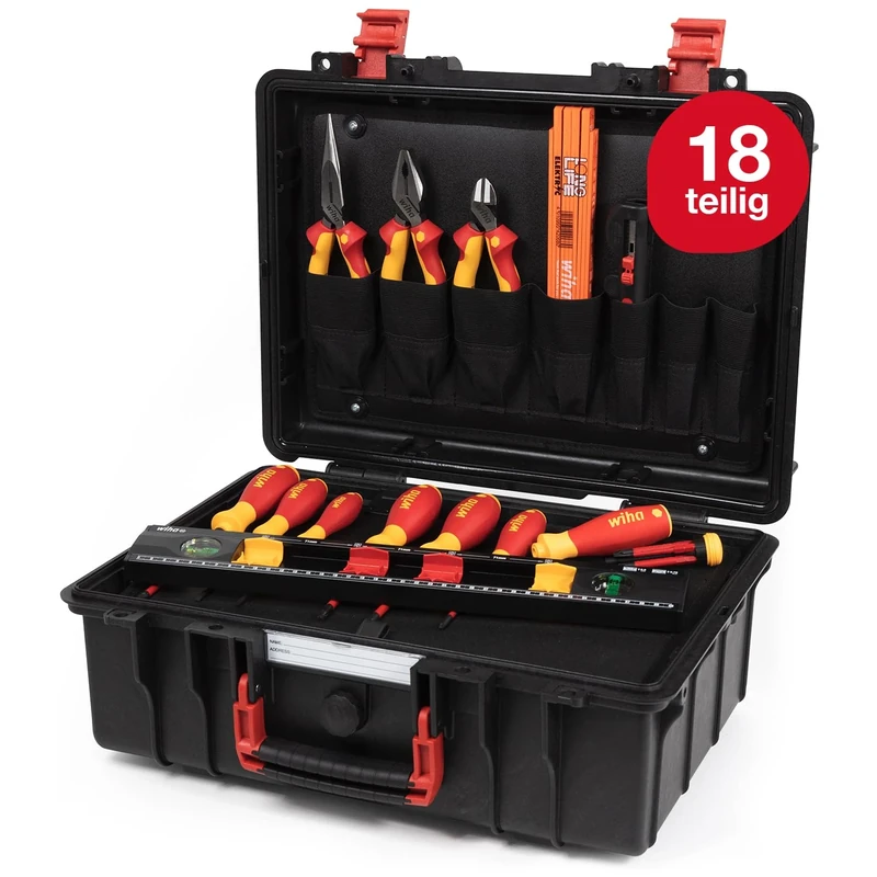WIHA Tool set case L Electric 18pcs