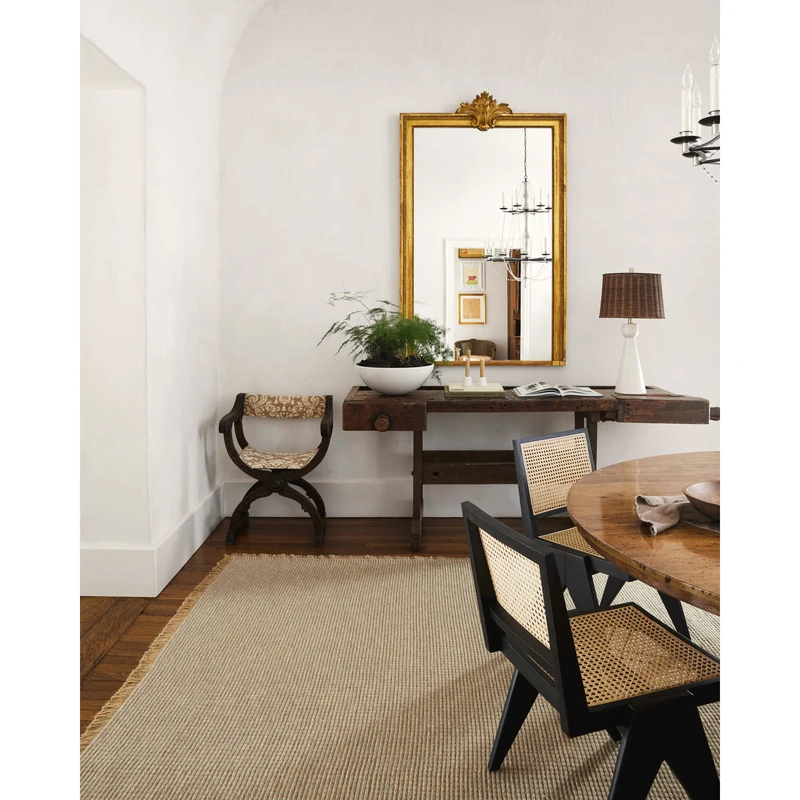 Livabliss x Becki Owens Indoor Outdoor Rug – 160x213 cm Large Boho Area Rug for Living Room, Dining, or Kitchen – Vintage Neutral Pattern, Waterproof, Stain Resistant, Durable – Light Brown, Tan, Grey