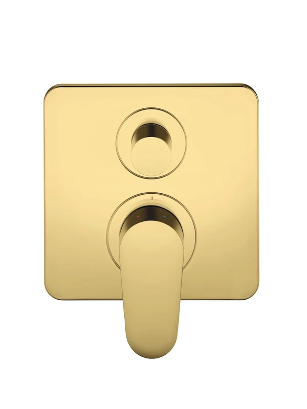 Hansgrohe Axor Citterio M Single Lever Concealed Bath Mixer, Colour: Polished Gold Optic