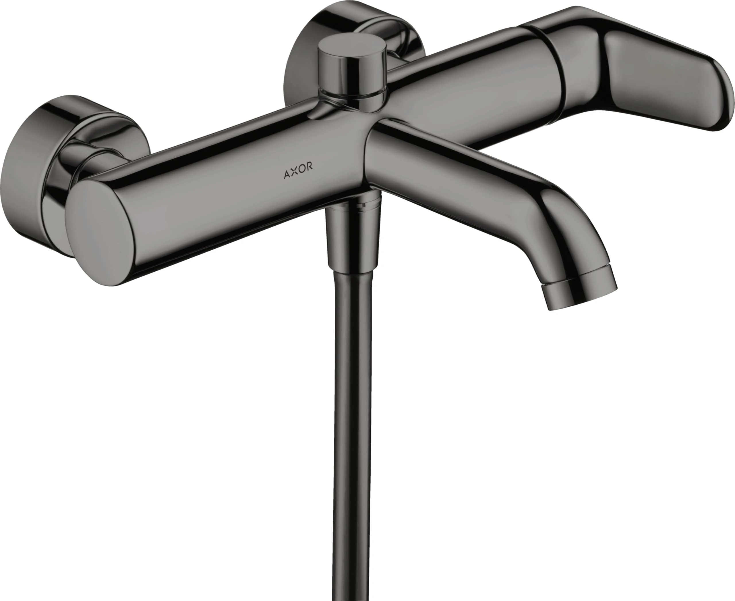 Hansgrohe Axor Citterio M Single lever surface-mounted bath mixer DN 15, Colour: Polished Black Chrome