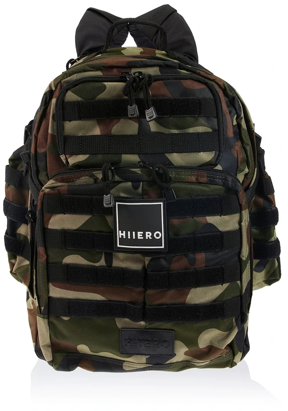 HIIERO Unisex's Tactical Backpack, Camouflage, 34 x 46 x 22 cm