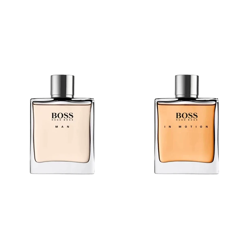 BOSS Man Eau de Toilette, 100ml (Packaging May Vary) & BOSS In Motion Eau de Toilette 100ml