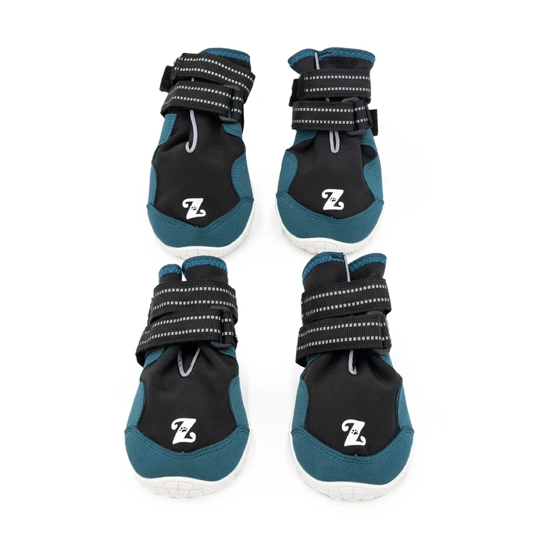 ZippyPaws Adventure Boots - Teal - L (size 6) - Image 1