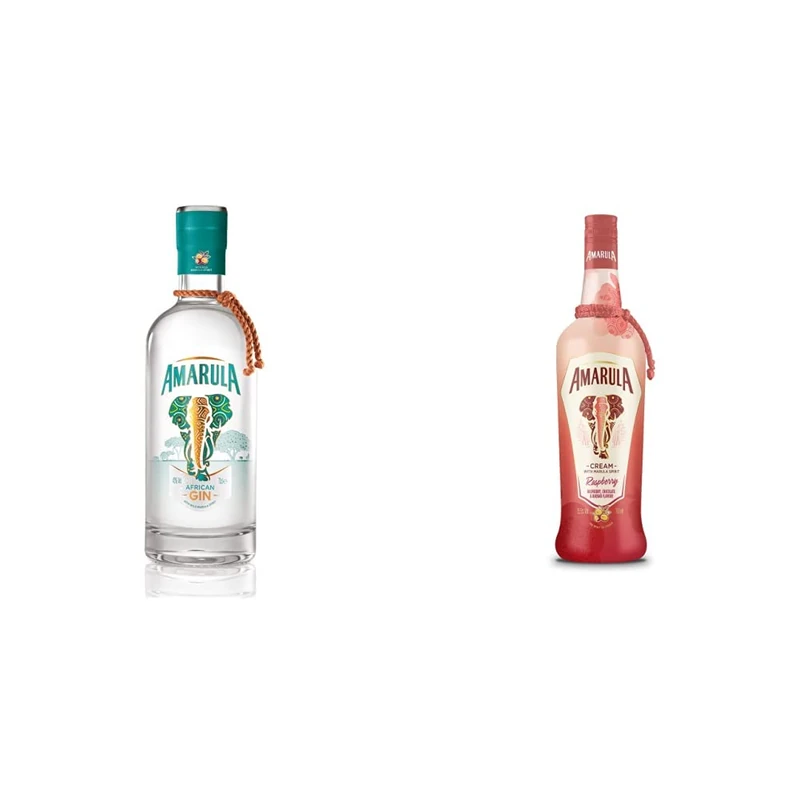 Amarula Gin, 70cl | African Gin Made with Marula Fruit Spirit & Raspberry, Chocolate and African Baobab Cream Liqueur 70cl