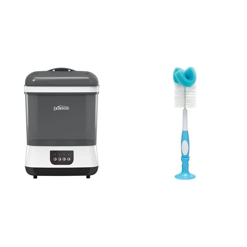 Dr. Brown’s™ Bottle Steriliser and Dryer & Bottle and Teat Brush, Blue