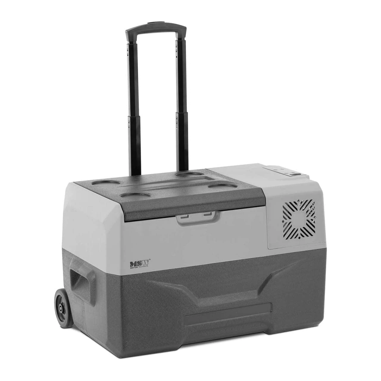 MSW MSW-CRF30A Car Fridge with Freezer Function 12/24 V (DC) /100-240 V (AC) 30 L Car Fridge Mobile Fridge Travel Fridge