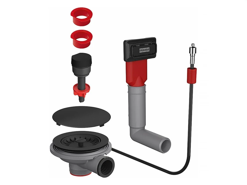 Franke Drain Set Color Line - Black matt - 112.0658.446