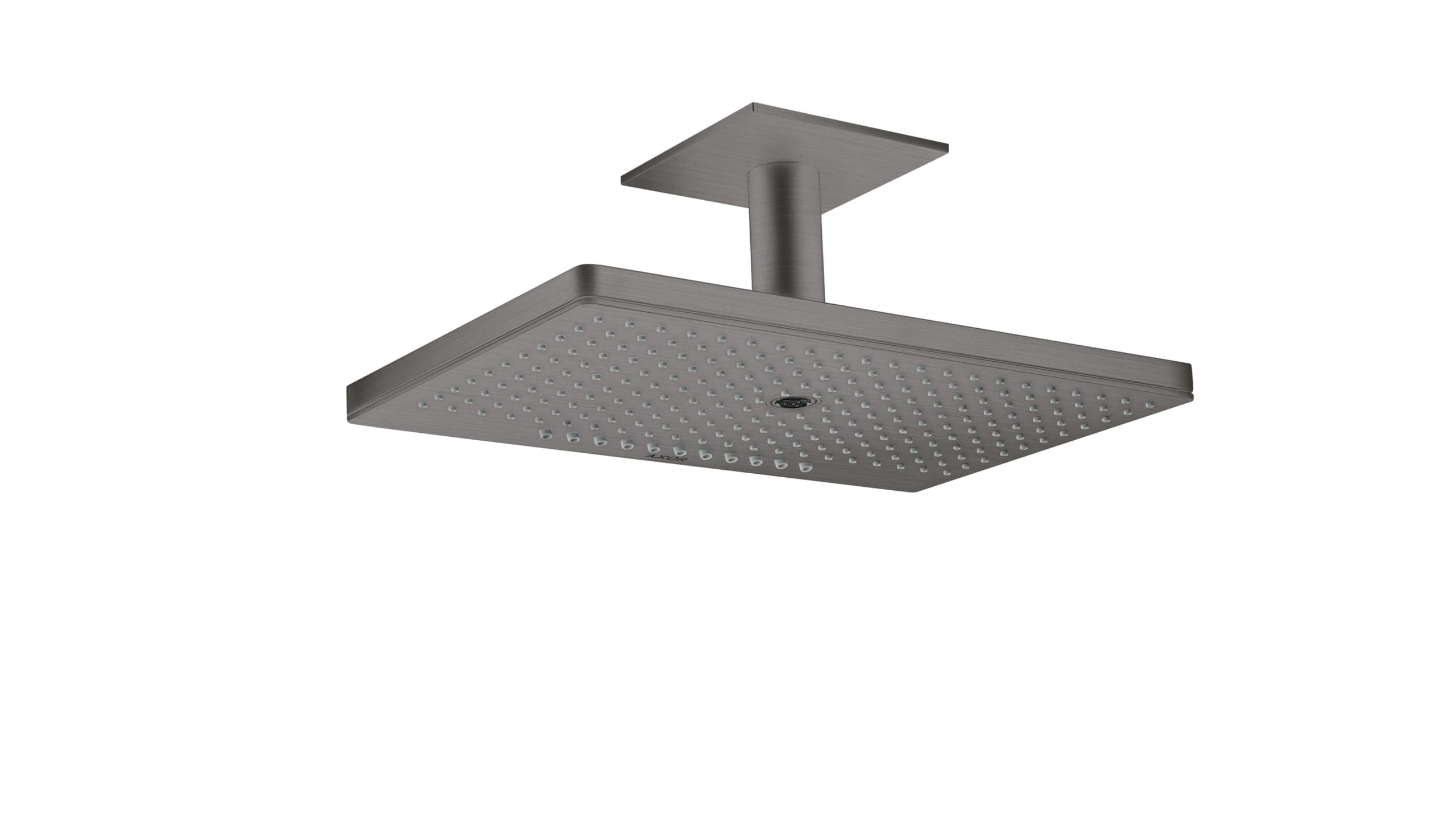 Hansgrohe AXOR ShowerSolutions overhead shower head 460/300 3jet, ceiling connection; color: Brushed Black Chrome