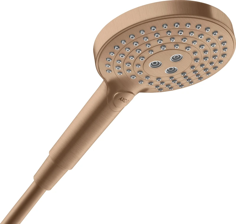 Hansgrohe AXOR ShowerSolutions hand shower 120 3jet EcoSmart 9 l/min; color: Brushed Red Gold