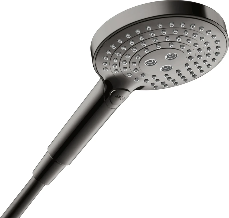 Hansgrohe AXOR ShowerSolutions hand shower 120 3jet; color: Polished Black Chrome