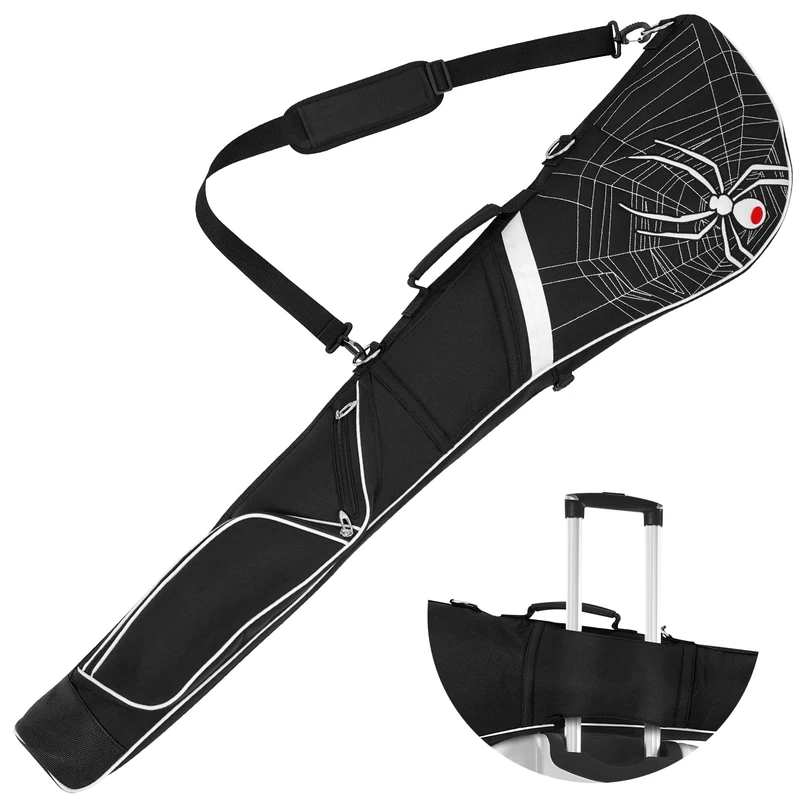 Expandable Golf Club Carry Bag, Golf Travel Bag Holds A Full Set of Clubs, Golf Sunday Bag Practice Bag