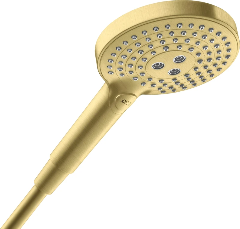 Hansgrohe AXOR ShowerSolutions hand shower 120 3jet EcoSmart 9 l/min; color: Brushed Brass