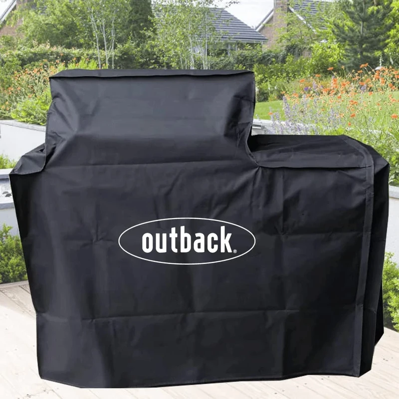 Outback Premium Cover for Signature II 4 Burner BBQ (Fits both with and without Gas Bottle Holder) – Genuine Outback Accessory - OUT370777