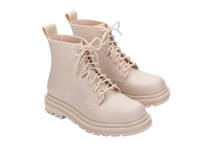 melissa Women's Coturno Ad Ankle Boots, beige, 9 UK