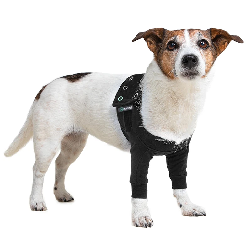 Suitical Recovery Double Sleeves - 2XSmall - Black - Dog limb brace - Image 1