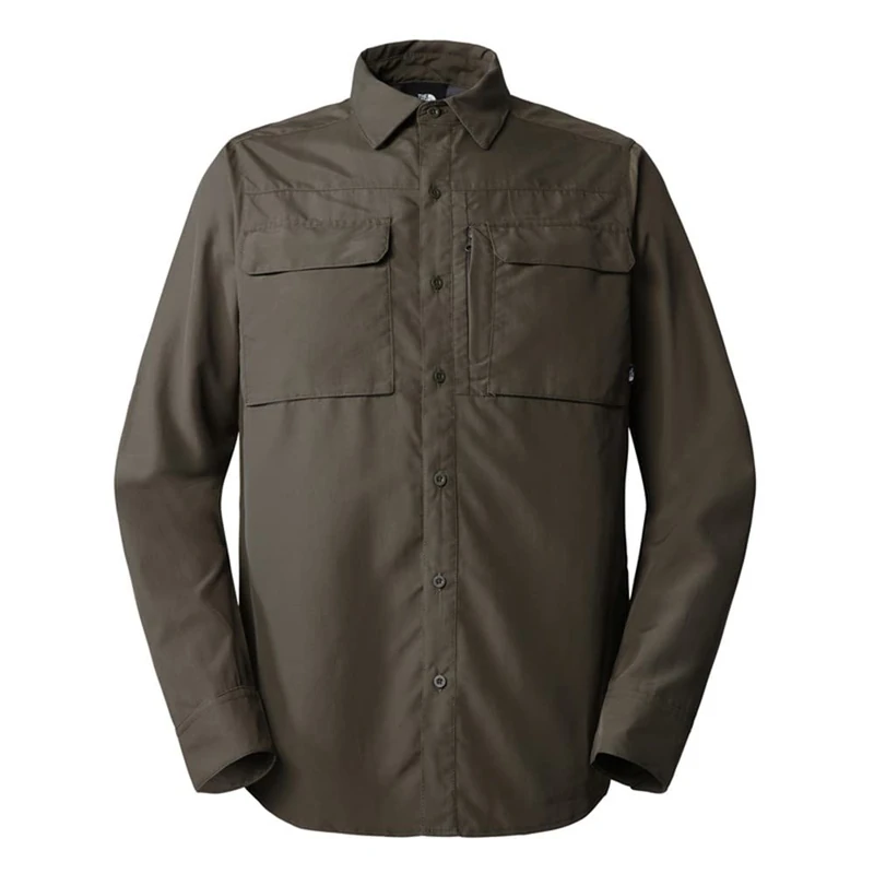 The North Face Sequoia Button Down Shirt New Taupe Green L