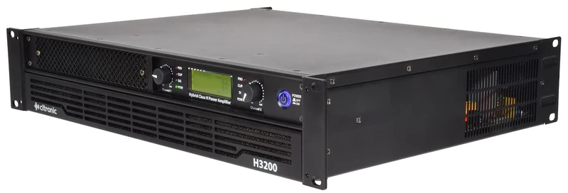 Citronic | Hybrid Class-H Power Amplifier | 2 x 1600W @ 2ohm, 2U