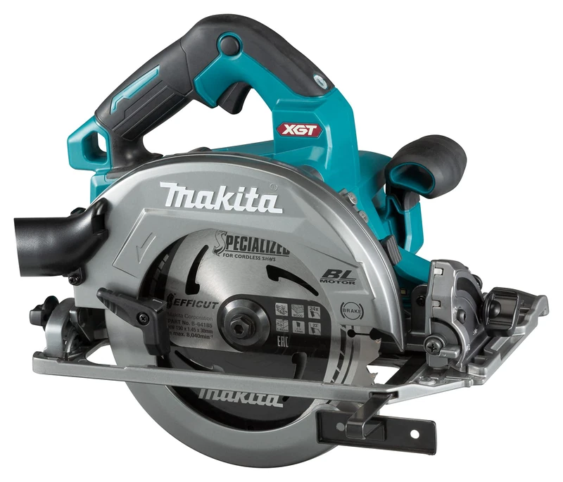 Makita HS004GZ02 40V Max Li-ion XGT 190mm Brushless Circular Saw Supplied in a Makpac Case – Batteries and Charger Not Included