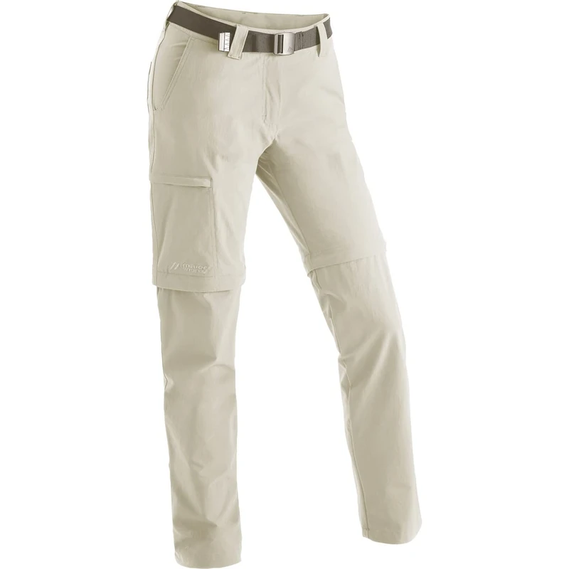 maier sports Inara Slim Zip, Women's Hiking Trousers, Water-Repellent Trousers for Trekking and Hiking, Close-Fitting Cut, Zip-Off Function, PFC-Free, mSTRETCH pro 4 & dryprotec