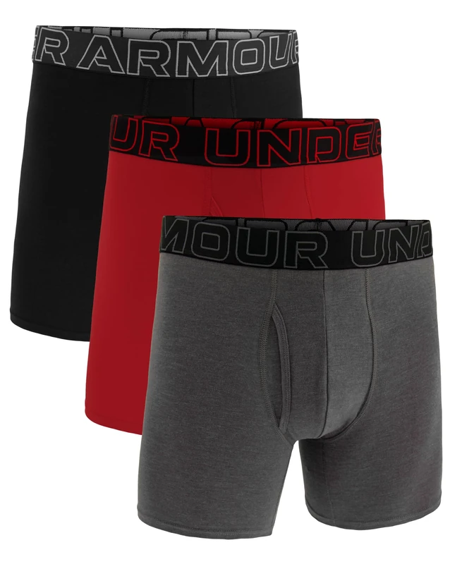 Under Armour Men's 3-Pack Performance Cotton Boxer Briefs 3XL - Image 1