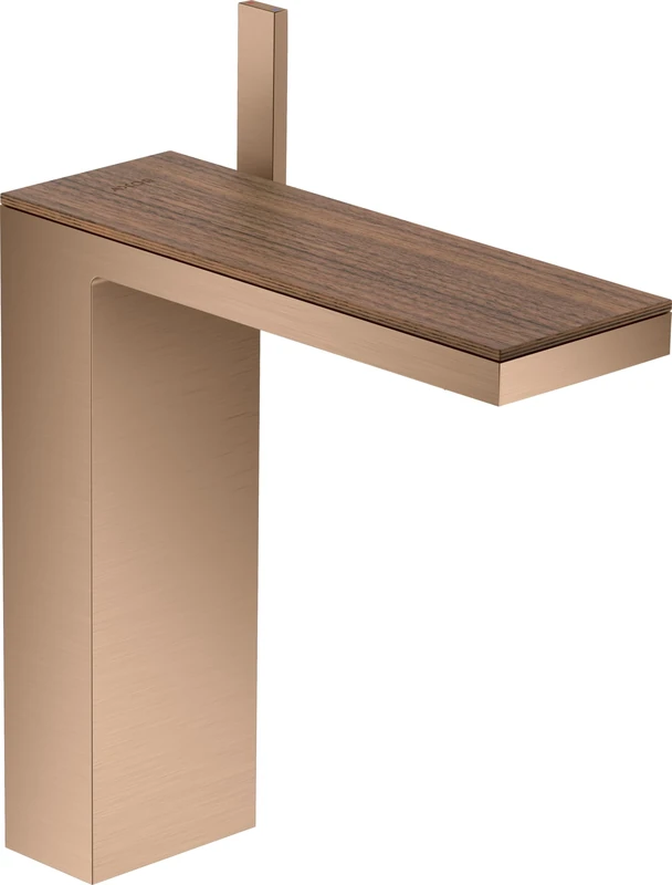 Hansgrohe AXOR MyEdition Single-Lever Basin Mixer 230 with Push-Open pop-up Waste, Without Plate; Color: Brushed Red Gold