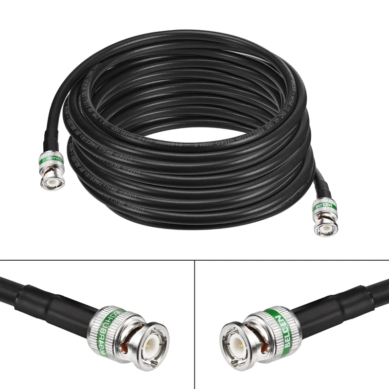 Superbat 12G SDI Cable 7.6m BNC Belden 4694R 75ohm Male to Male 4K UHD SDI Video Cable Supports 6G-SDI/12G-SDI/4K/8K for Security Camera Converter Blackmagic Design Video Hub etc.