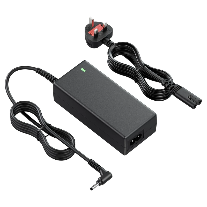 Laptop Charger 65W Compatible Charger for Acer Swift 5 3 SF314-51 SF315-4 SF114-34 SF114-32 Chromebook CB3 CB5 CB3-532 CB3-431 11 13 14 15 R11 R13 N16Q1 N15Q9 Power Cord UK 3.0mm x 1.1mm