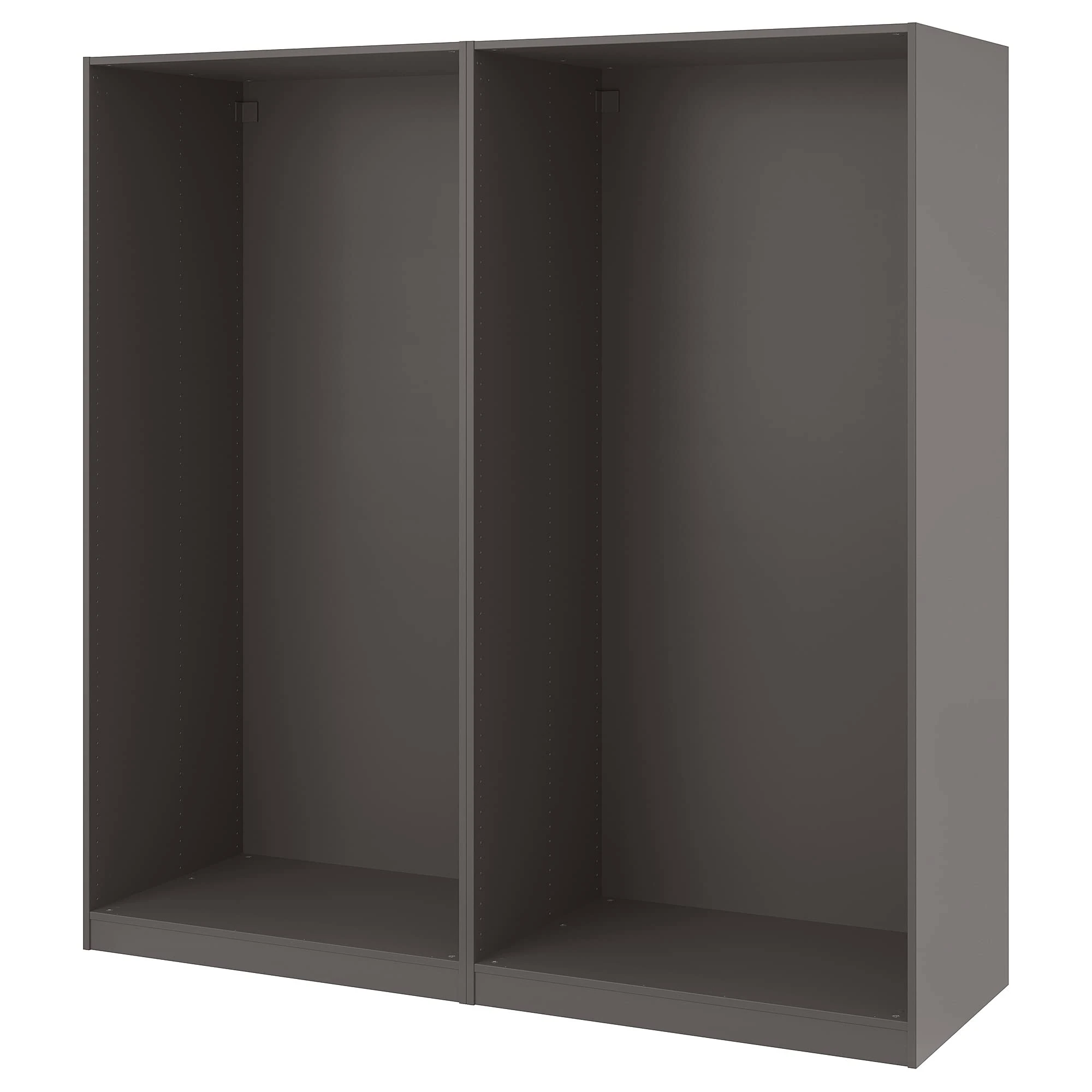 IKEA Pax 2 Wardrobe Frames, 200x58x201 cm, Dark Grey