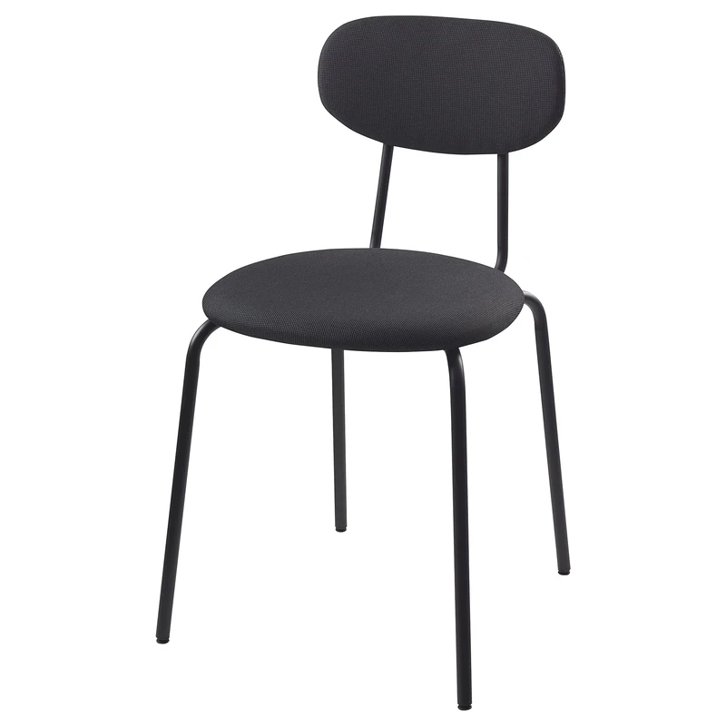 IKEA ÖSTANÖ chair, black Remmarn/dark grey