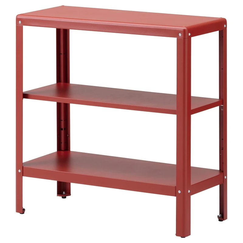 IKEA KOLBJÖRN Shelving Unit in/Outdoor, 80x81 cm, Brown-red