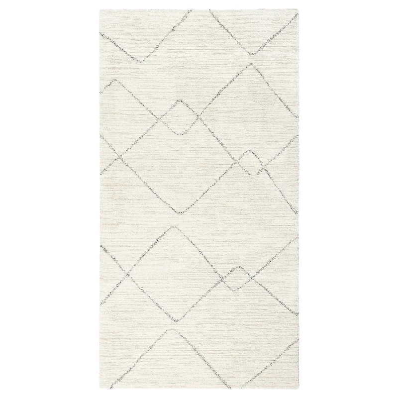 IKEA TVERSTED Low Pile Area Rug - Beige - 80x150 cm - Image 1