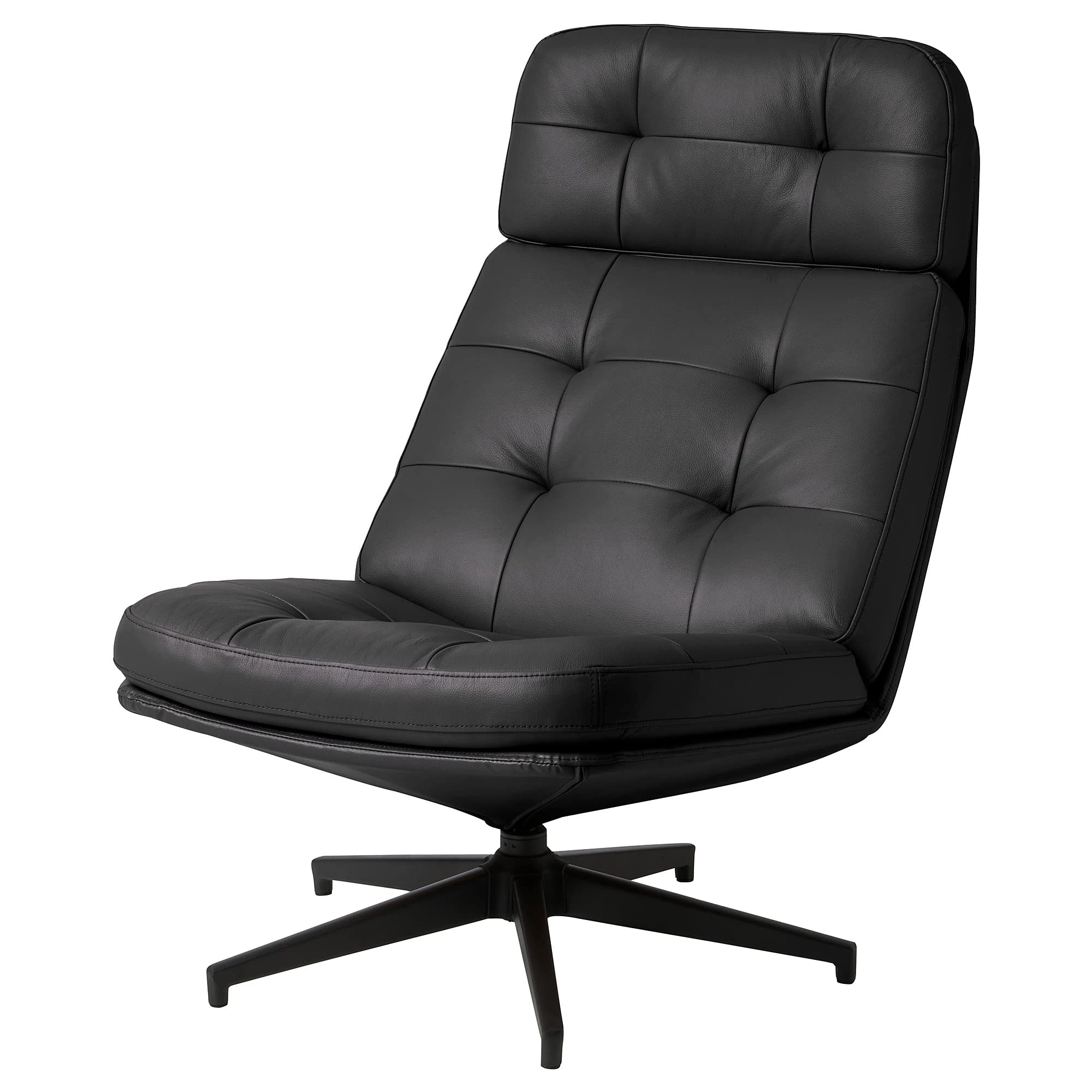 Ikea HAVBERG swivel armchair, Grann/Bomstad black