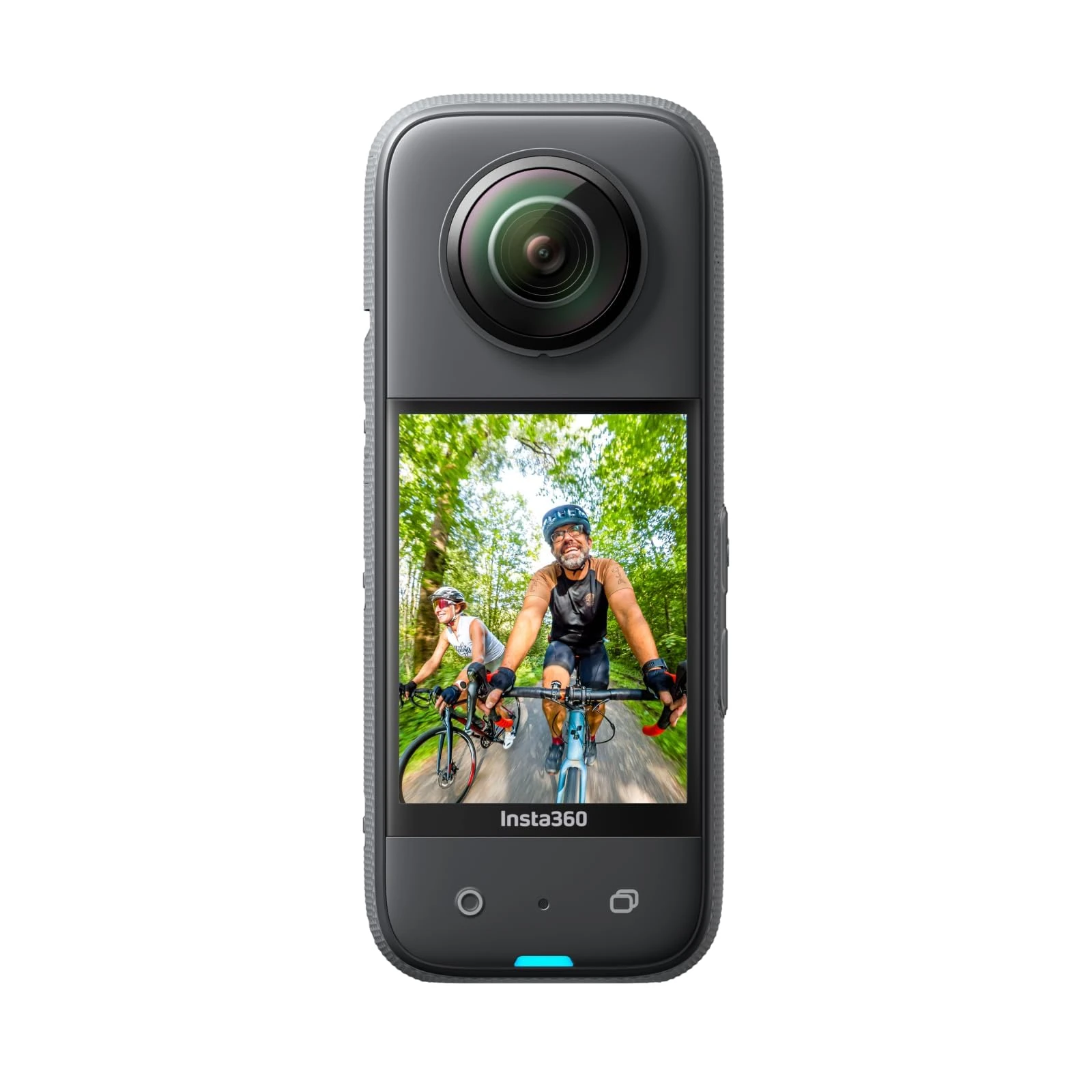 Insta360 X3 - Waterproof 360° Action Camera with 1/2 Inch Sensor, 5.7K 360°, 72MP 360° Photos, Stabilisation, 2.29" Touch Screen, Vibration Feedback, AI Editing, Live Streaming