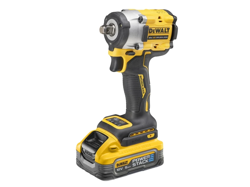 DEWALT 18V 1/2IN Impact Wrench 5AH POWERSTACK