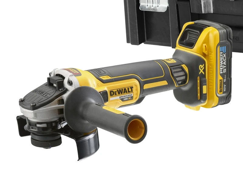 DEWALT DCG409 18v XR Cordless High Power Angle Grinder 125mm 2 x 5ah Li-ion Powerstack