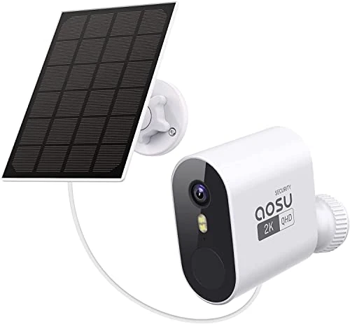 AOSU 2K Add-on Camera for SolarCam Pro System, Requires SolarCam/WirelessCam HomeBase (Without HomeBase)